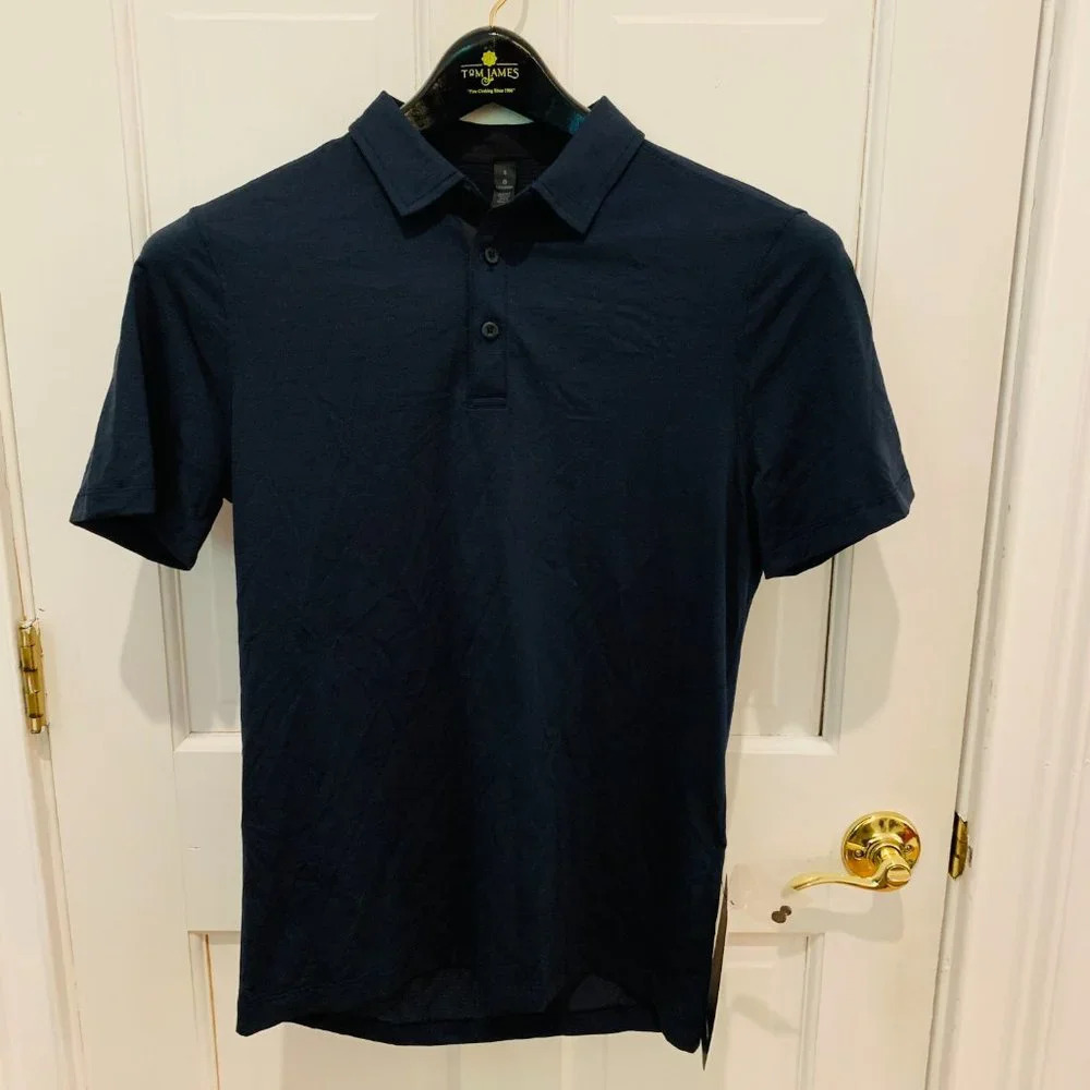 NWT LULULEMON Evolution Polo Top Shirt Men's Small Navy